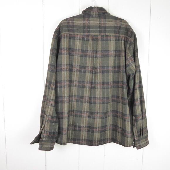 Richie Le Flannel Shacket Men SZ 2XL Wool Blend Heavyweight Utility Workwear NWT - Picture 11 of 12